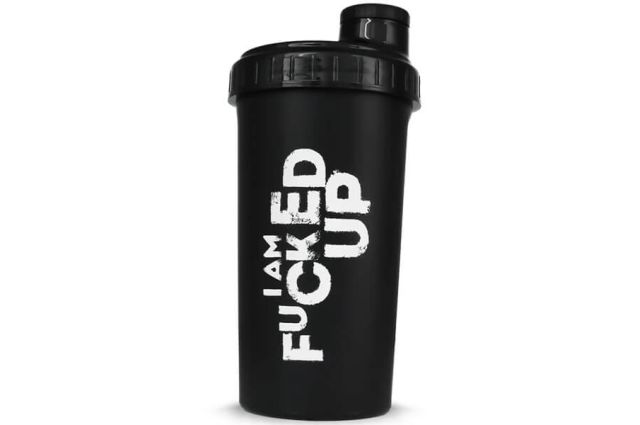 Shaker 700ml Fucked Up Black