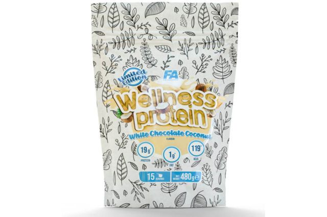 Wellness Protein 480g White chocolate - coconut