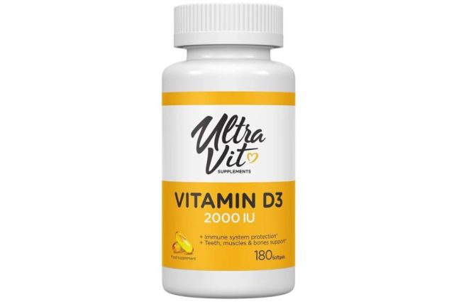 ULTRAVIT Vitamin D3 2000 IU 180 softgels