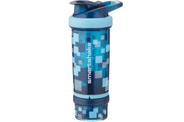 Smartshake Unisex – Erwachsene Revive Trinkflasche, Pixel Blue