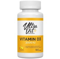 ULTRAVIT Vitamin D3 2000 IU 180 softgels