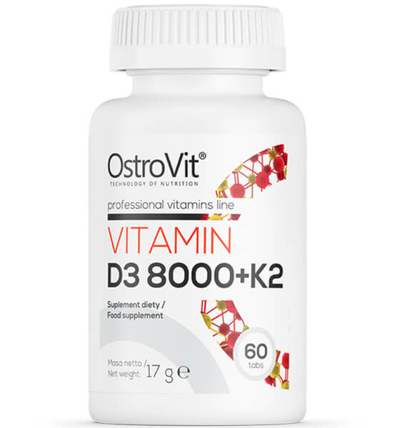 Vitamin D3 8000 IU + K2 60tab