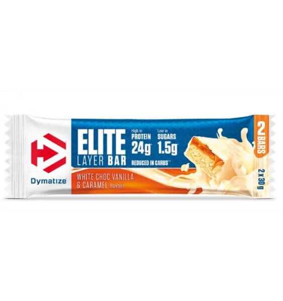 Elite Layer Bar 60g White Chocolate Vanilla Caramel