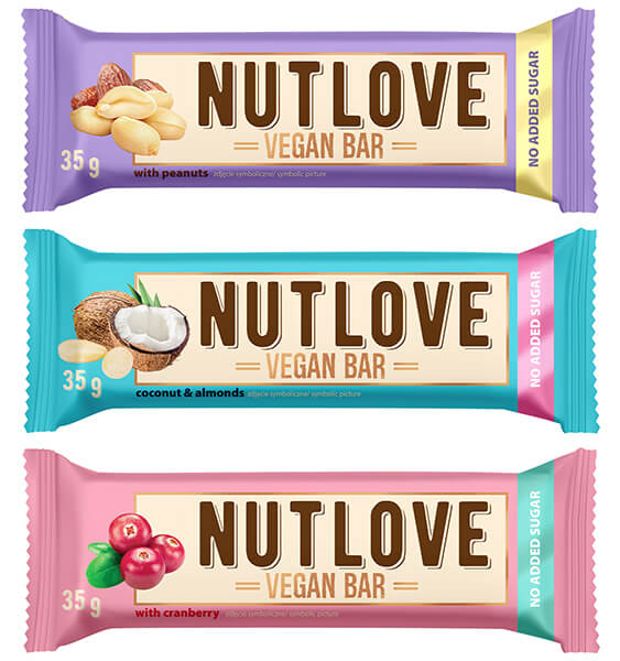 NutLove Vegan Bar 35g Coconut & Almonds